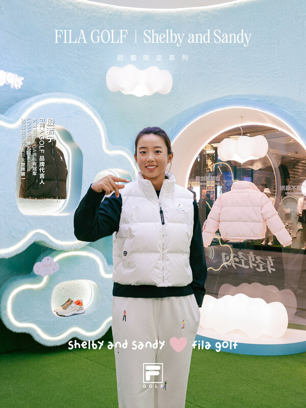 elby and Sandy胶囊限定系列趣玩发布新葡京一起趣果岭 FILA GOLF X Sh(图6)